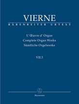 Complete Organ Works Vii.3 Organ sheet music cover